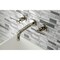 Kingston Brass KS8126ML Milano 2-Handle 8" Wall Mount Bathroom Faucet, Polished Nickel KS8126ML - alternate 2